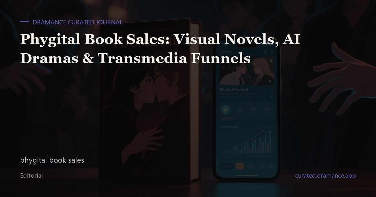 Phygital book sales — visual novels, AI micro-dramas, and transmedia funnels for print conversion